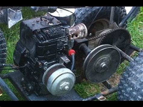 First Start Of The Briggs And Stratton 8hp SpeeCo Trike YouTube