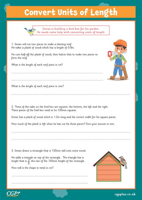 Convert Units Of Length Problems Stretch Year 5 CGP Plus