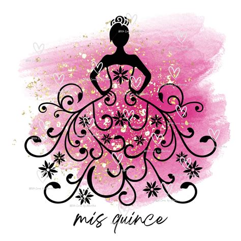 Quinceañera SVG Mis Quince Png Latina SVG XV Design th Birthday Espanol Spanish Design