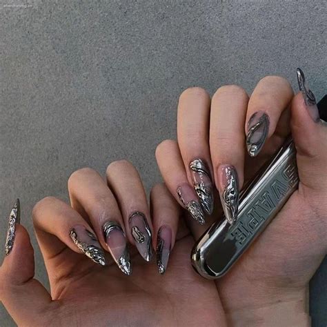 Goth Nails Edgy Nails Funky Nails Chic Nails Trendy Nails Swag