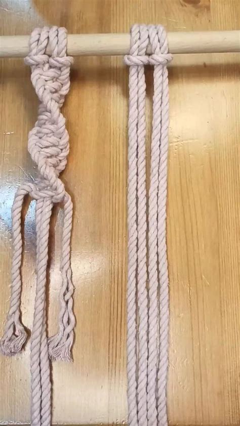 How To Tie A Macramé Spiral Knot Basic Macrame Knots Tutorial 3