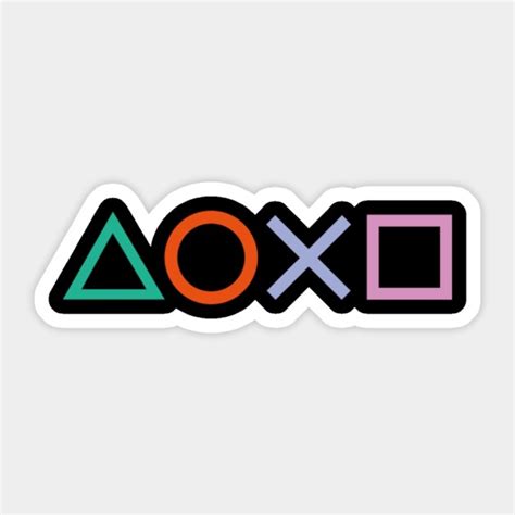 Playstation Buttons Logo Ps Psx Ps Ps Ps Ps Sticker By