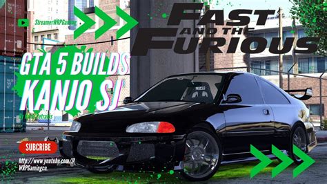 GTA 5 Fast And Furious Heist Honda Civic Dinka Kanjo SJ REPLICA