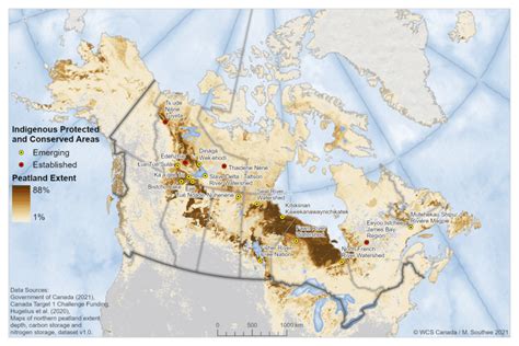 Peatland Coverage And Indigenous Protected And Conserved Areas Ipcas