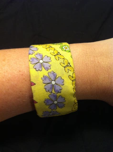 Fabric bracelet | Fabric bracelets, Cuff jewelry, Bracelets