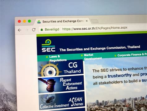 Thai Sec Implements New Regulations To Safeguard Investors In Digital