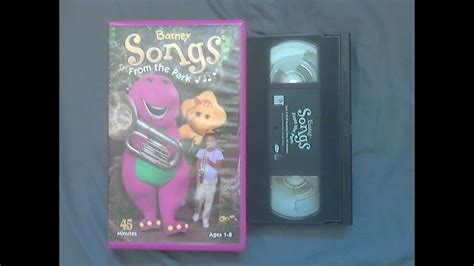 Barney Songs From The Park 2003 VHS YouTube