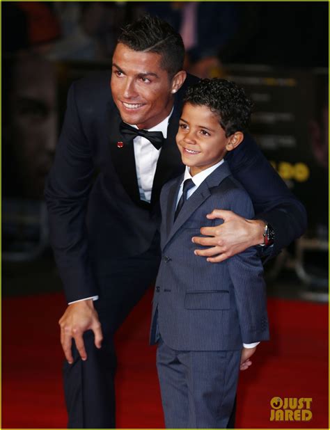 Cristiano Ronaldo Brings His Mini Me Son Cristiano Jr To Ronaldo