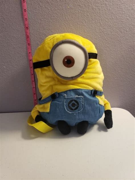 Despicable Me Minion Plush Backpack Ebay