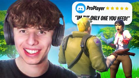 Noahreyli Trollt Fortnite Pro Spieler Als Noob 😂 Youtube