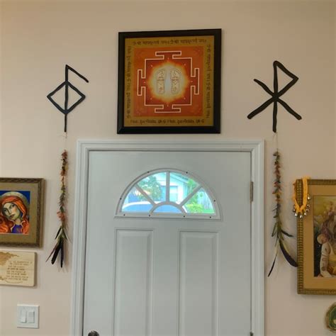 Gold Breathe Sanskrit Symbol Metal Wall Art Om Yoga Symbol Wall Art