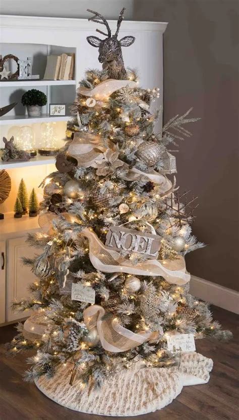 30 Rustic Theme Christmas Tree DECOOMO