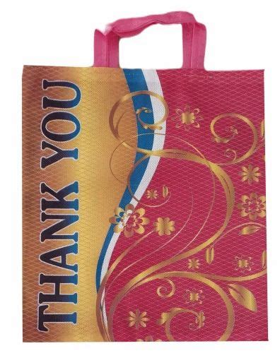 Pink Thank You Non Woven Wedding T Bag Capacity 2 Kg At Best Price