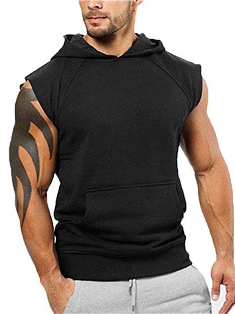 356 Mens Pullover Hoodie Front View Of Hooded Sweatshirt Photoshop File