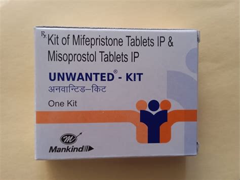 Unwanted Kit Tablets Mankind At ₹ 600stripe Mifepristone Misoprostol