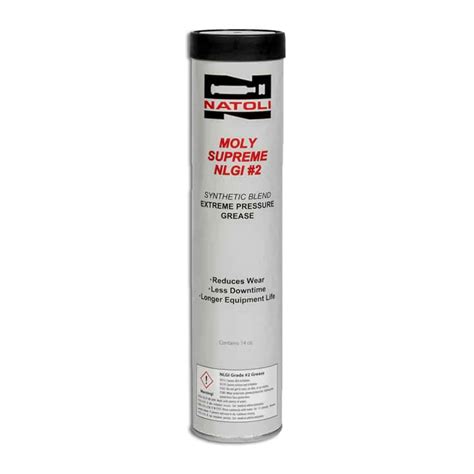 NLGI GRADE 2 MOLY SUPREME GREASE 14oz CARTRIDGE