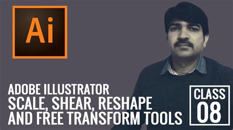 Adobe Illustrator Training Class Learn Scale Shear Reshape And