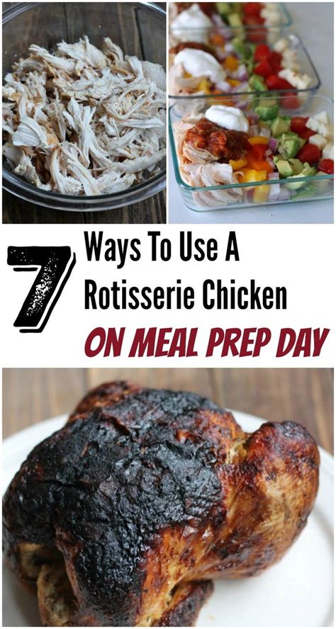 Rotisserie Chicken Recipes To Use On Meal Prep Day Healthy Shredded Chicken Rec