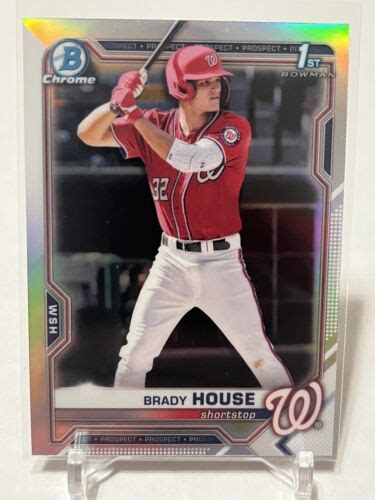 2021 Bowman Draft Chrome Refractor BDC 186 Brady House EBay