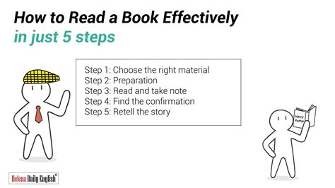 How To Read A Book Effectively In Just 5 Steps 01 Helena Daily English