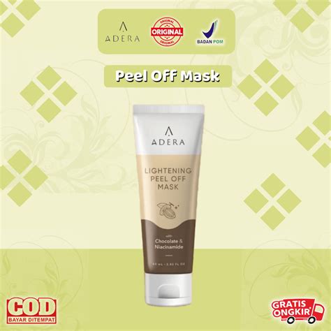 Jual 𝗔𝗗𝗘𝗥𝗔 𝗣𝗲𝗲𝗹𝗶𝗻𝗴 𝗪𝗮𝗷𝗮𝗵 Untuk Flek Hitam Lightening Peel Off Mask with