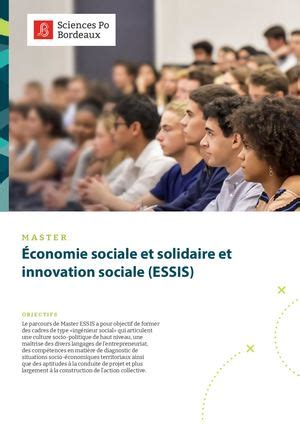 Calam O Master Economie Sociale Et Solidaire Et Innovation Sociale