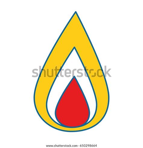 Fire Flamme Energy Stock Vector Royalty Free 650298664 Shutterstock