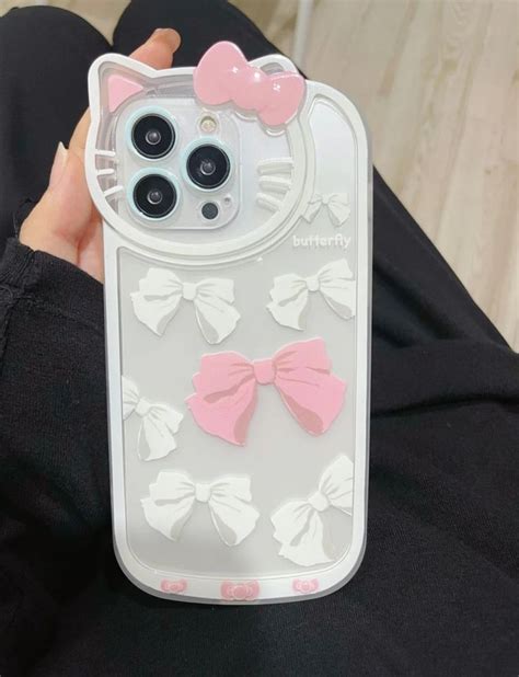 Hello Kitty Phone Case With Cute Bows