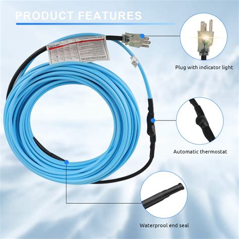 Heatit Jhsf V Self Regulating Pre Assembled Water Pipe Heat Cable