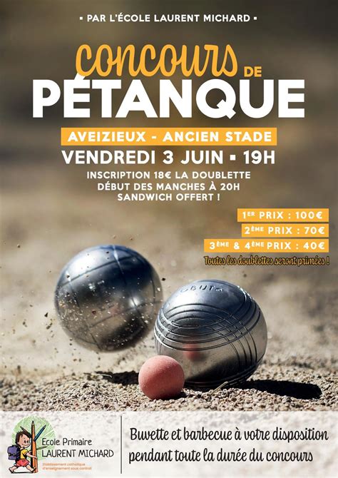 Actualités Concours de pétanque Actualité illiwap de Mairie de