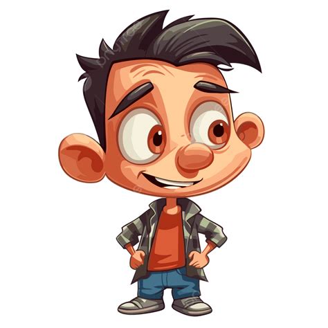 Amazing Clipart Cartoon Boy Cartoon Character Vector Amazing Clipart