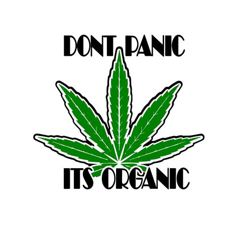 Don T Panic Its Organic Digital Files Etsy