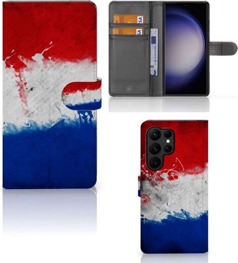 Telefoonhoesje Samsung Galaxy S23 Ultra Flip Cover Nederland