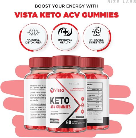 Paquete De 2 Gomitas Vista Keto ACV Gomitas Vista Keto ACV Para