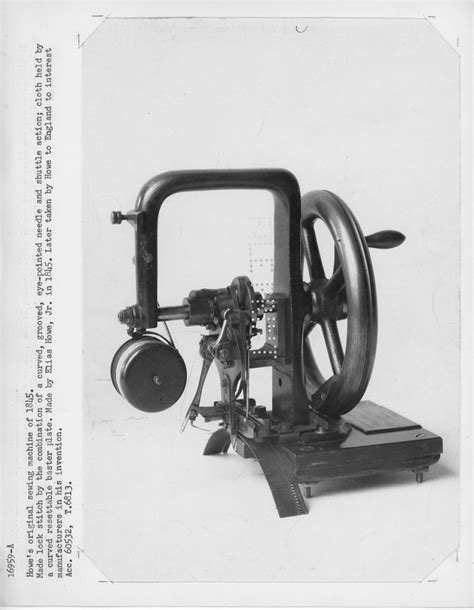 1846 Elias Howe Sewing Machine Patent Model National Museum 42 Off