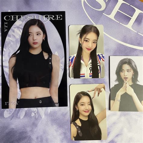 Jual ITZY Cheshire Lia Ryujin Photocard Neon Pc Clear Version Shopee