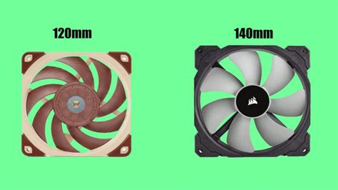120mm Vs 140mm Fans Which One To Go With Ideal Cpu