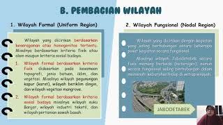 Konsep Wilayah Dan Tata Ruang Materi Geografi Kelas Xii Doovi