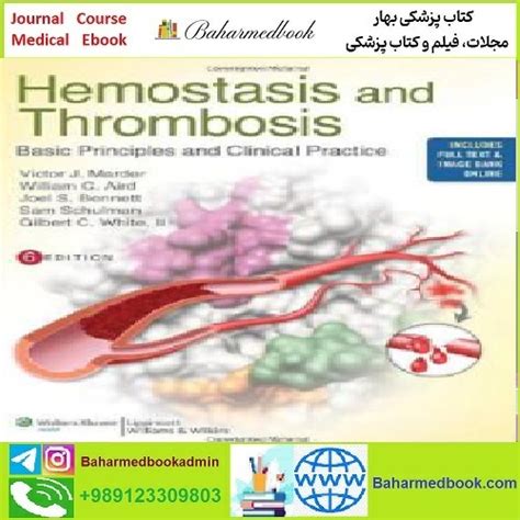 Hemostasis And Thrombosis Basic Principles And Clinical Practic