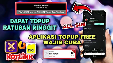 Topup Free 2021 Aplikasi Dapat Top Up Free Rm20 Maxis Celcom