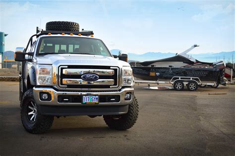 2015 Ford F350 Aluminum Flatbed In Leopard Style Hpi Black W Shaved Diamonds With Matching