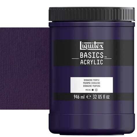 Liquitex Basics Acrylic Paint Dioxazine Purple 32oz Jar Jerry S