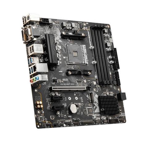 Msi Pro B550m P Gen3 Amd B550 Chipset Socket Am4 Motherboard Pro B550m P Gen3 Novatech