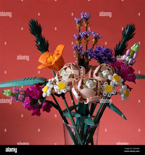 The lego flower bouquet Stock Photo - Alamy