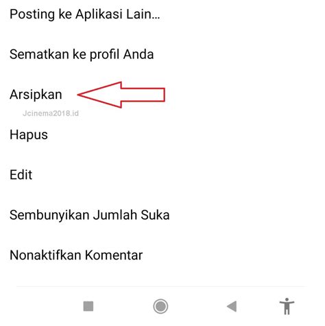 Cara Mengembalikan Dan Menyembunyikan Postingan Ig Yang Di Arsip