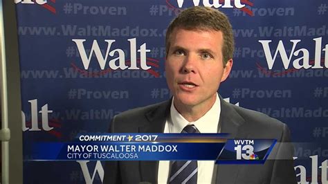 Tuscaloosa Mayor Walt Maddox Wins 4th Term In Office