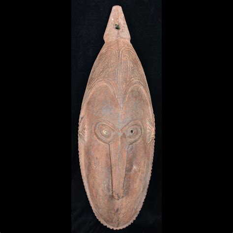 Old Lower Sepik River Mask New Guinea Jungle Outpost