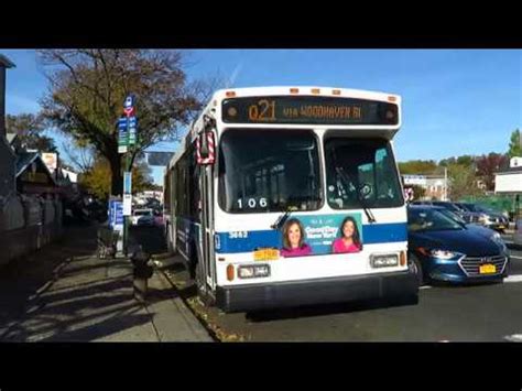 MTA Bus Howard Beach Bound Orion VII 3662 Q21 At Woodhaven Blvd