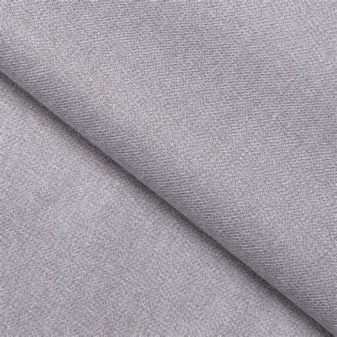 Solid Light Grey Twill Jay Fabric