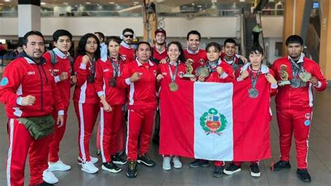 Selección peruana de kick boxing consigue 22 medallas en XI Campeonato